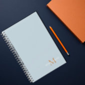 Monogram voor gepersonaliseerde naam notitieboek