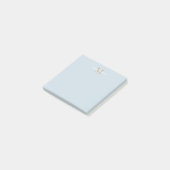 Monogram voor gepersonaliseerde naam post-it® notes (Schuin)