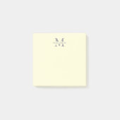 Monogram voor gepersonaliseerde naam post-it® notes (Voorkant)