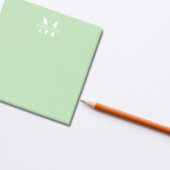 Monogram voor gepersonaliseerde naam post-it® notes