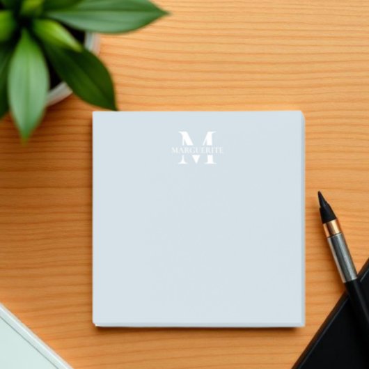 Monogram voor gepersonaliseerde naam post-it® notes