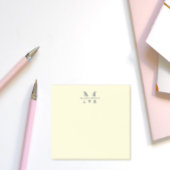 Monogram voor gepersonaliseerde naam post-it® notes