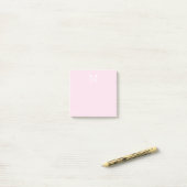 Monogram voor gepersonaliseerde naam post-it® notes (Op bureau)