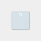 Monogram voor gepersonaliseerde naam post-it® notes (Voorkant)