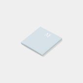 Monogram voor gepersonaliseerde naam post-it® notes (Schuin)