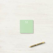 Monogram voor gepersonaliseerde naam post-it® notes (Op bureau)