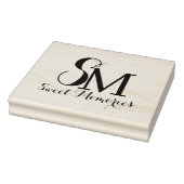 Monogram voor gepersonaliseerde naam | Rubberstemp Rubberstempel (Stempel)