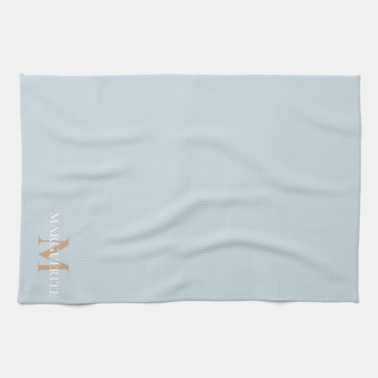 Monogram voor gepersonaliseerde naam theedoek (Horizontaal)