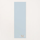 Monogram voor gepersonaliseerde naam yogamat (Voorkant)