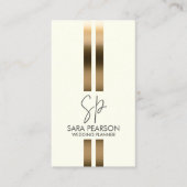 Monogram voor het beheer van evenementen voor brui visitekaartje (Voorkant)