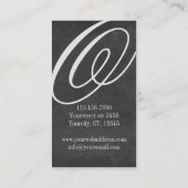 Monogram voor het modelformulier voor visitekaartj visitekaartje (Achterkant)