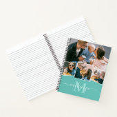 Monogram voor het verzamelen van foto's bevestigen notitieboek (Binnen)