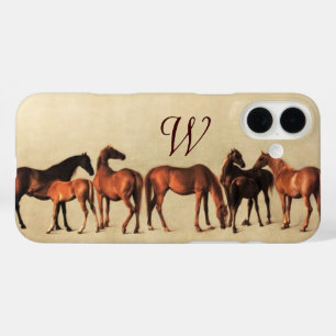 Monogram VOOR HORSES/MARS EN FOALS iPhone 16 Plus Hoesje