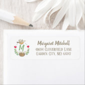 Monogram voor leraar etiket (Insitu)