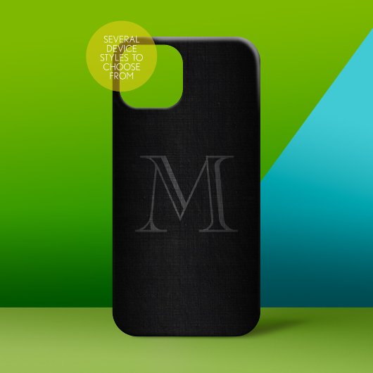 Monogram voor Mannen met Linen Kijk Case-Mate iPhone Case