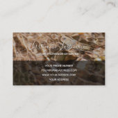 Monogram voor mentale gezondheidszorg bij waterkre visitekaartje (Achterkant)