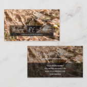 Monogram voor mentale gezondheidszorg bij waterkre visitekaartje (Voorkant / Achterkant)