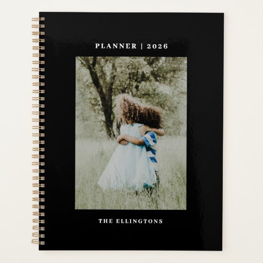 Monogram voor moderne naam Foto 2022 Planner (Voorkant)