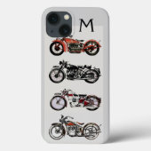 MONOGRAM VOOR  MOTORCYCLI Case-Mate iPhone CASE (Achterkant)