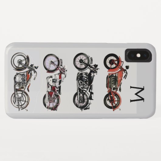 MONOGRAM VOOR MOTORCYCLI Case-Mate iPhone CASE (Achterkant (horizontaal))