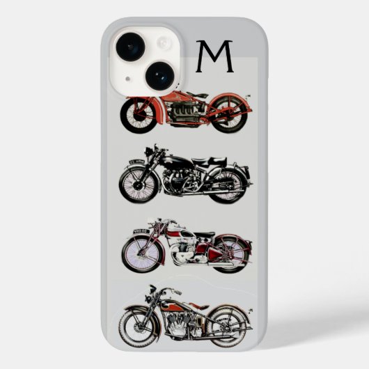 MONOGRAM VOOR  MOTORCYCLI Case-Mate iPhone CASE (Achterkant)