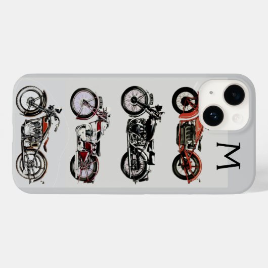 MONOGRAM VOOR  MOTORCYCLI Case-Mate iPhone CASE (Achterkant (horizontaal))