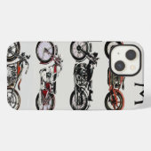 MONOGRAM VOOR MOTORCYCLI iPhone HOESJE (Achterkant horizontaal)
