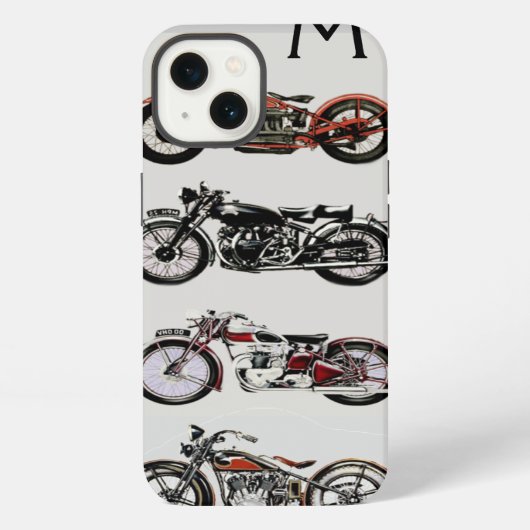 MONOGRAM VOOR MOTORCYCLI iPhone HOESJE (Achterkant)