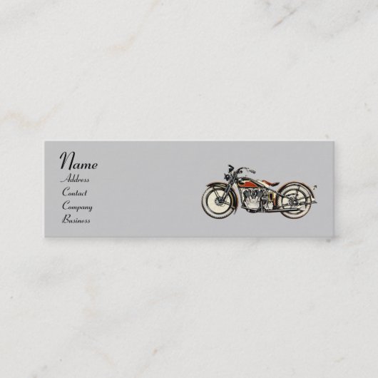 MONOGRAM VOOR  MOTORCYCLI MINI VISITEKAARTJE (Voorkant)