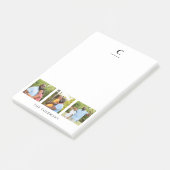 Monogram voor multi-fotoserie post-it® notes (Schuin)
