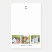 Monogram voor multi-fotoserie post-it® notes (Voorkant)