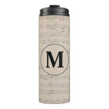 Monogram voor  muziekblad