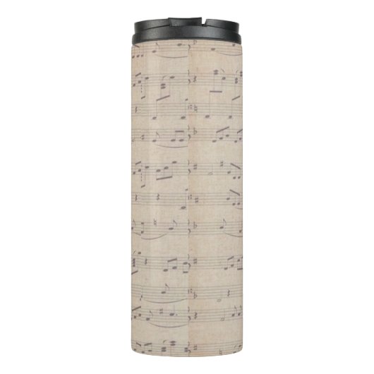 Monogram voor muziekblad thermosbeker (Achterkant)