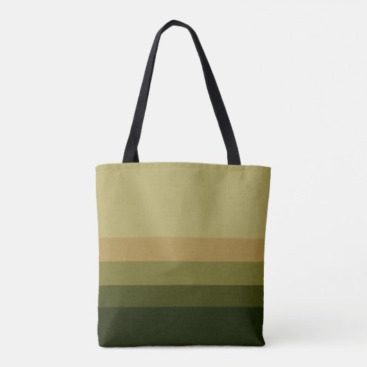 Monogram voor olijftak Palette Stripes Tote Bag (Achterkant)
