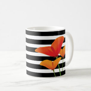 Monogram voor popy zwarte stripper koffiemok
