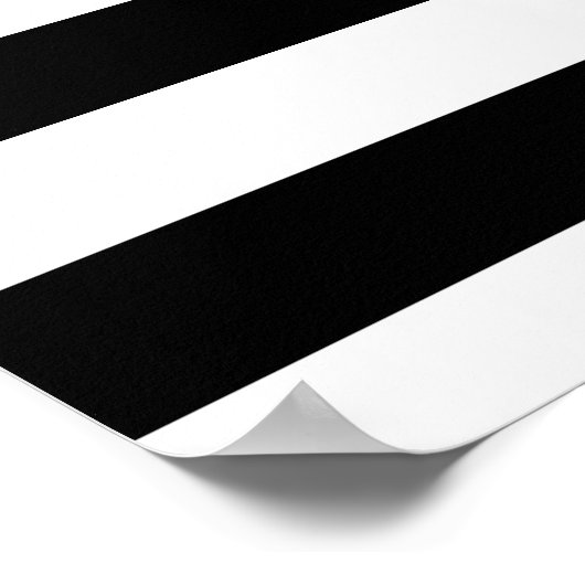 Monogram voor popy zwarte stripper poster (Hoek)