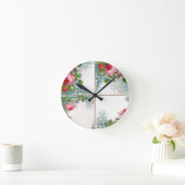 MONOGRAM VOOR rozen EN JASMINEN Ronde Klok (Huis)