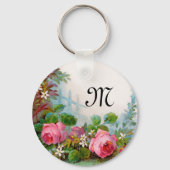 MONOGRAM VOOR rozen EN JASMINEN Sleutelhanger (Achterkant)