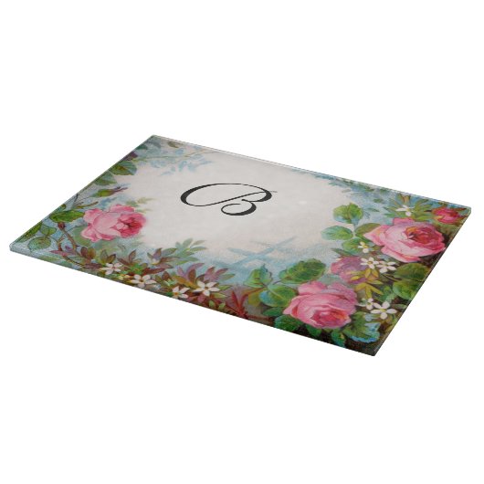 MONOGRAM VOOR rozen EN JASMINEN Snijplank (Hoek)