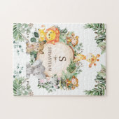 Monogram voor speciaal voor Oerwoud bestemde indiv Legpuzzel (Horizontaal)