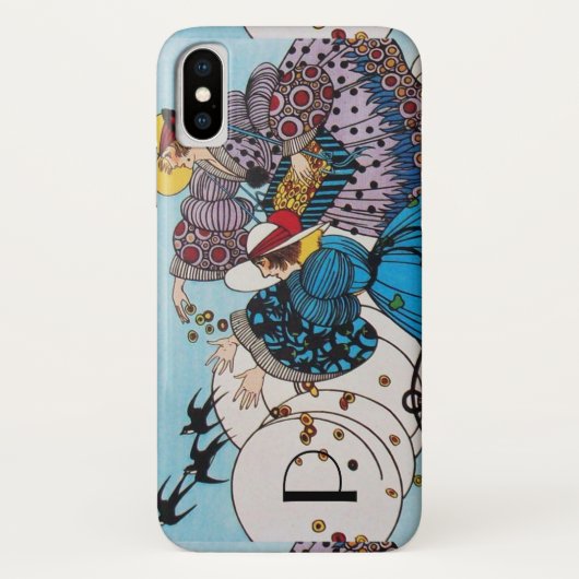 MONOGRAM VOOR SPRINGVOEDING/MODE-KOSTUMONTWERPWEER Case-Mate iPhone CASE (Achterkant)