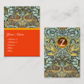 MONOGRAM VOOR STROMEN, PIEKEN EN DRAGONS VISITEKAARTJE (Voorkant / Achterkant)