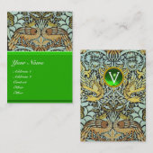 MONOGRAM VOOR STROMEN, PIEKEN EN DRAGONS VISITEKAARTJE (Voorkant / Achterkant)