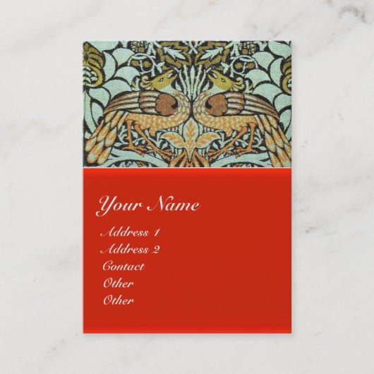 MONOGRAM VOOR STROMEN, PIEKEN EN DRAGONS VISITEKAARTJE (Voorkant)