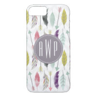 Monogram voor veren en pijlen