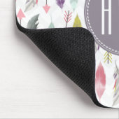 Monogram voor veren en pijlen muismat (Hoek)