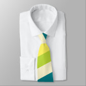 Monogram voor verse en gelukkige kleurige Stripes Stropdas (Gebonden)