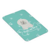 Monogram voor vloeibaar Hondenliefhebber Magneet (Rechterzijde)