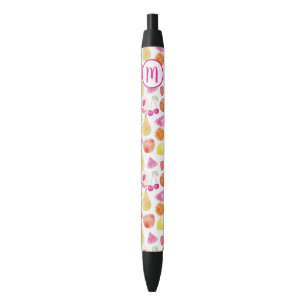Monogram voor weekdieren zwarte inkt pen