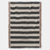 Monogram voor zwarte en Ierse stripes | Boerij Deken (Voorkant Verticaal)